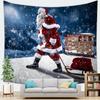Santa Claus Christmas Decoration Background Christmas Series Tapestry Wall Hanging