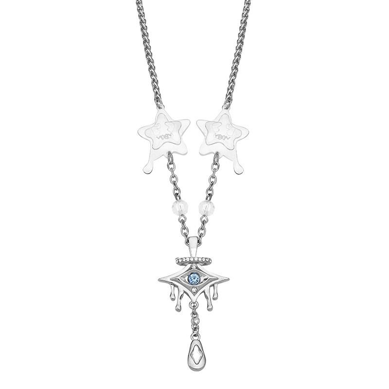 Geometric Crystal Exquisite Star Necklace For Trendy Individuals In 2023 Autumn
