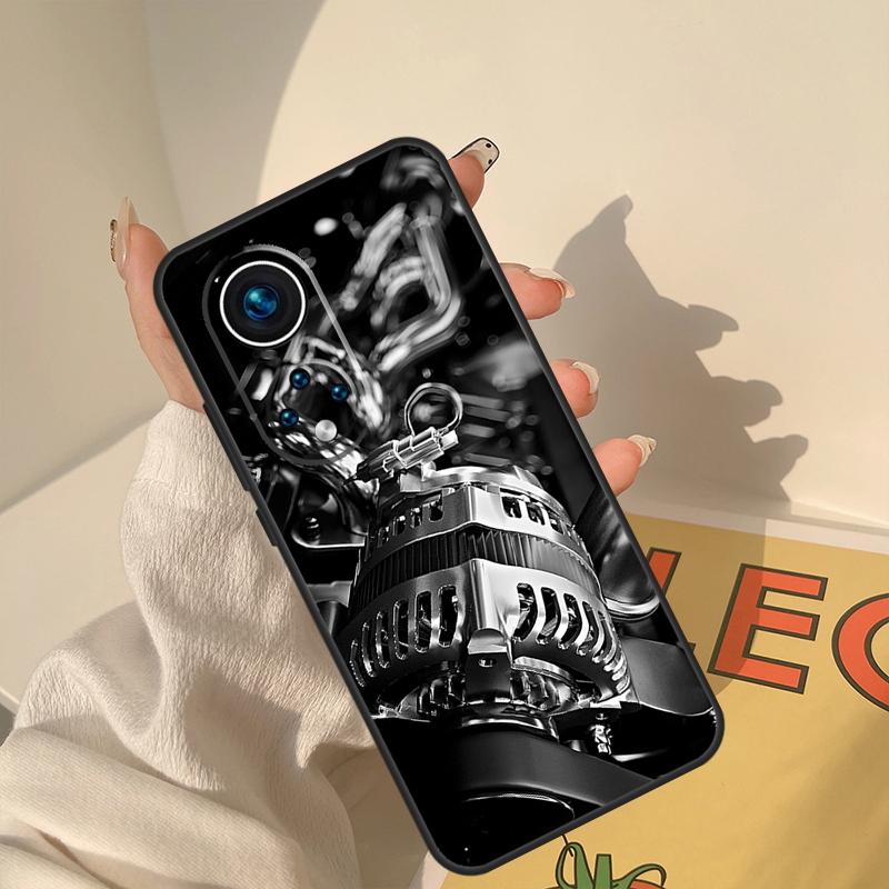 Mechanical Engines Case For Honor Magic 5 6 7 8 Pro Cover For Honor 400 200 Lite 50 70 90 X8a X8b X9a X9b X9c