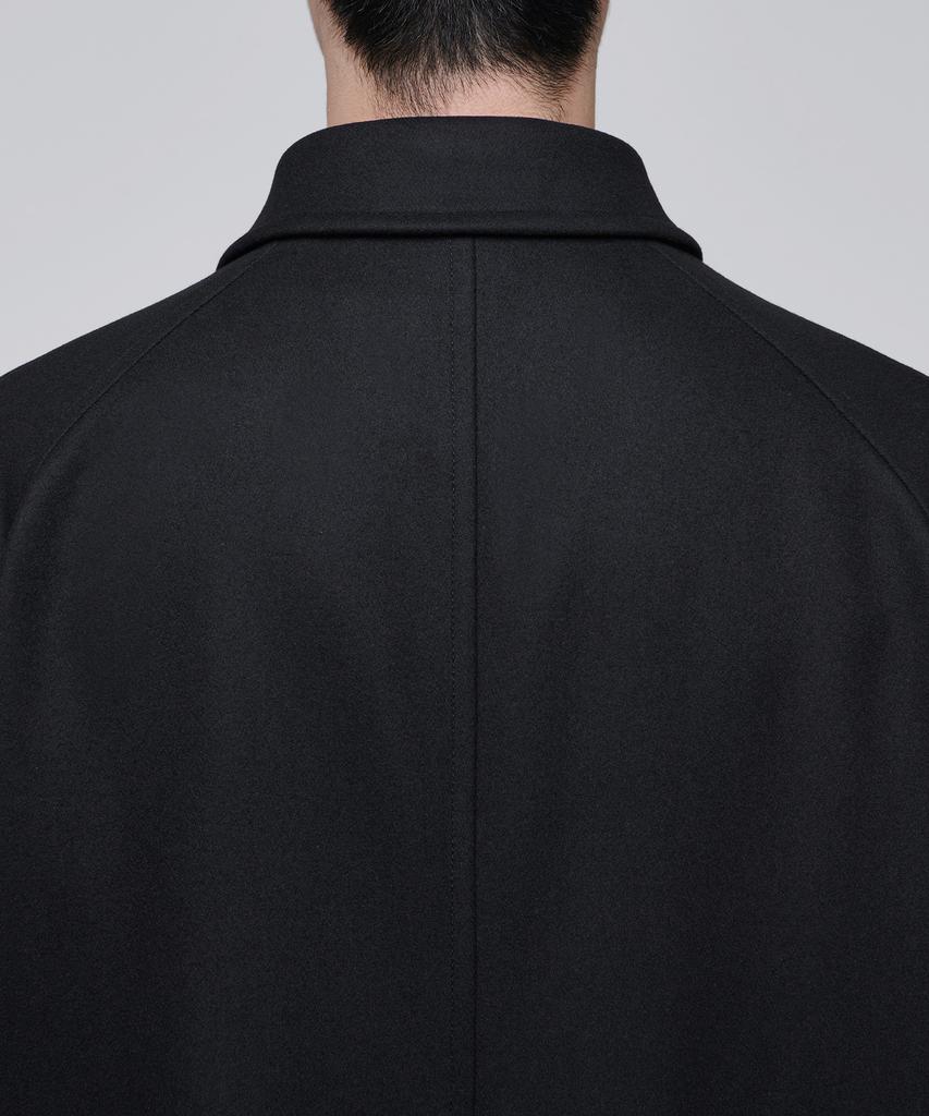 Musinsa Standard Mtr Oversized Balmacaan Coat [Black]
