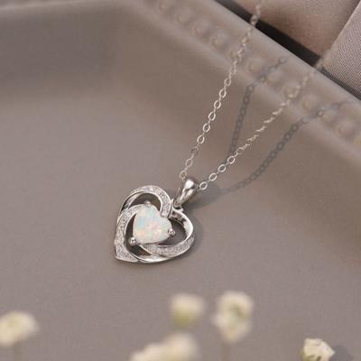 Sahte Kristal Kalp Sonsuzluk Kolyesi Işıltılı Rhinestone Kolye Romantik Takı