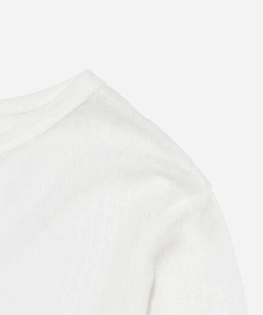 SEOUL APPAREL Soft Stitch Slim Long Sleeve (Ivory)