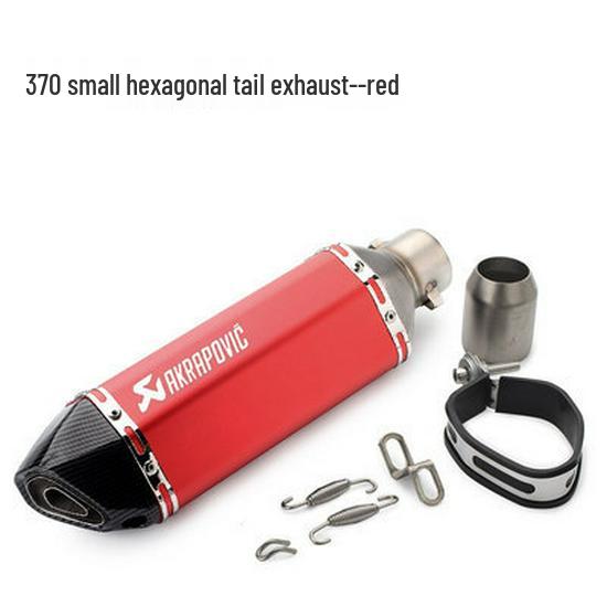 Motorcycle Scorpion Compact Hexagonal Carbon Fiber Exhaust for Ninja Sports Models