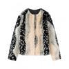 Womens Faux Fur Loose Fit Round Neck Coat Street Style Winter 2025