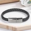 Portable Braided Leather Bracelet USB Type C Data Cable for Android Fast Charging Wristband