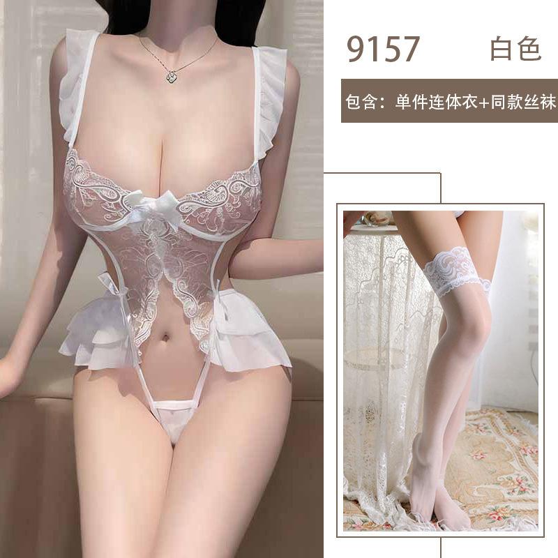 Sexy Lingerie Sexy No-take-off Onesie Hot Bed Flirting Uniform Passion Seduction Robe