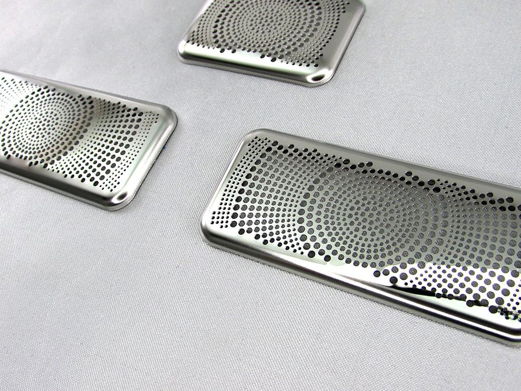 BRIGHTZ Crown ARS220 Ultra-Mirror Stainless Steel Ceiling Speaker Covers (3-Piece Set) [SPEAKER-097] ARS S220 220
