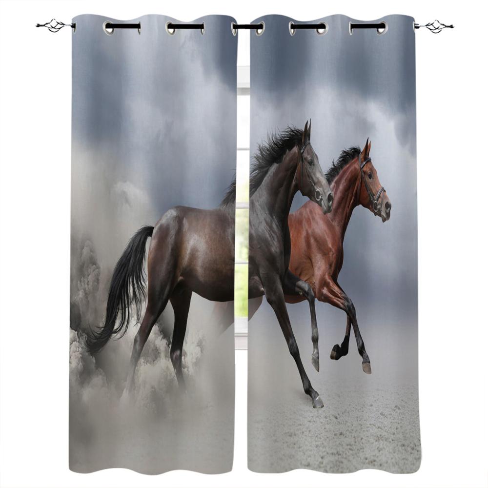 Силуэт лошади на тему фермерской жизни — фото 11