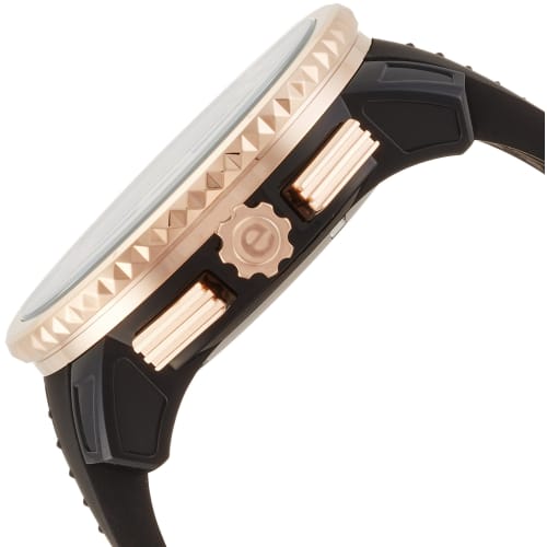 Tendence Gulliver Round Chronograph 51mm Men's Watch TG046012R, Black Dial, Stainless Steel, Mineral Glass, Quartz Movement