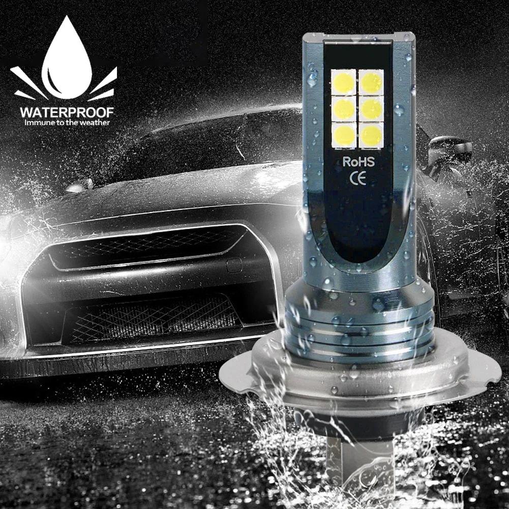 1/2Pcs 12V H4 H7 LED Headlight H11 H8 H9 H1 H3 Car Fog Light LED Bulb 9005 9006 Hb3 Hb4 Auto Driving Running Lamps 12000LM 6000K