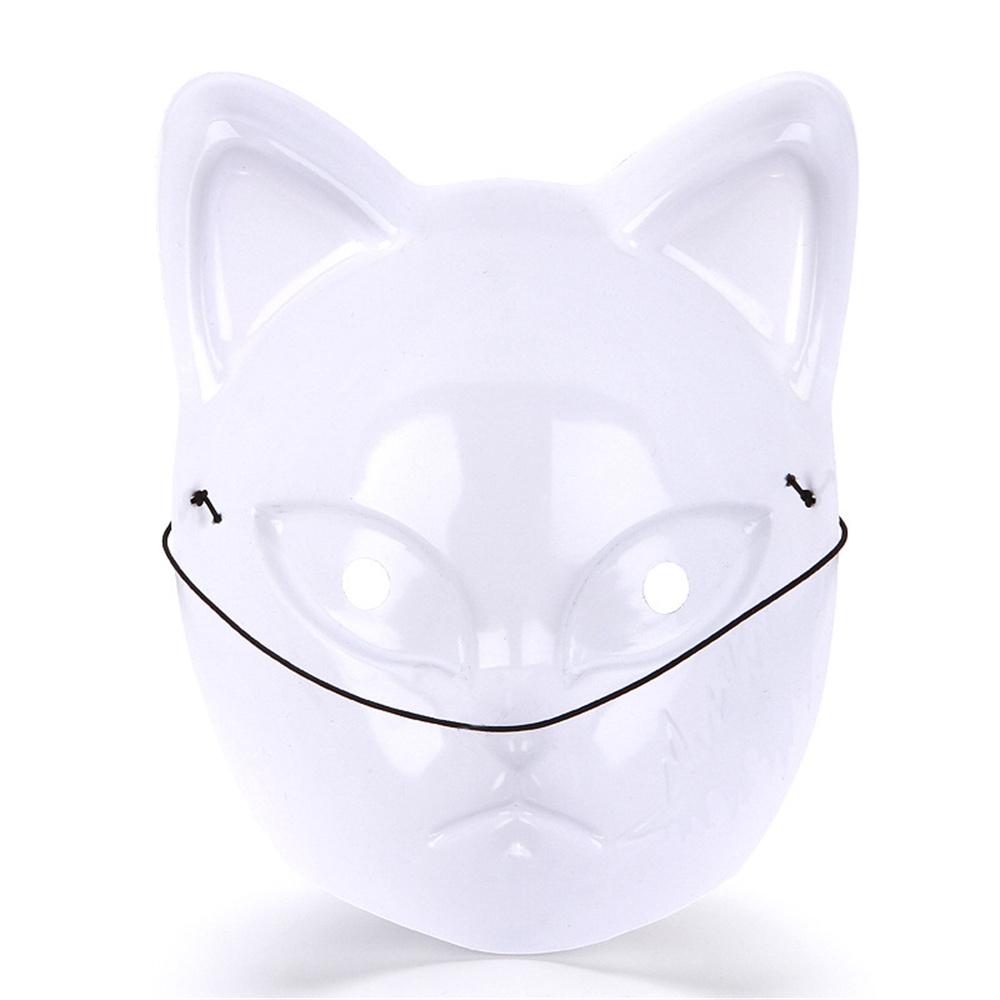 Japanese Anime Demon Slayer Mask Cosplay Thicken Plastic Masks Halloween Party Costume Props Fox Mask