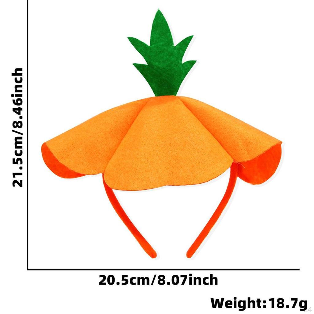 Halloween Pumpkin Headband Cosplay Hair Hoop for Makeup Holidays Dressing Up