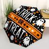1pc Trick or Treat Themed Umbrella, 8 Rib Frame,Automatic Opening 3 Fold Umbrella, Lightweight and Durable Couple Umbrella-127