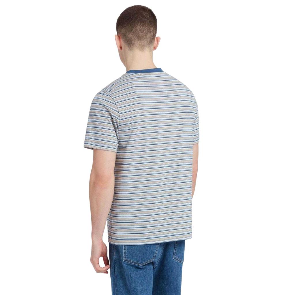 Farah Męska koszulka z krótkim rękawem w paski Danny