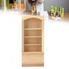 1:12 Puppenhaus Holz Bücherregal Modell für Puppen DIY Puppenhaus Möbel ZubehörBücherregal