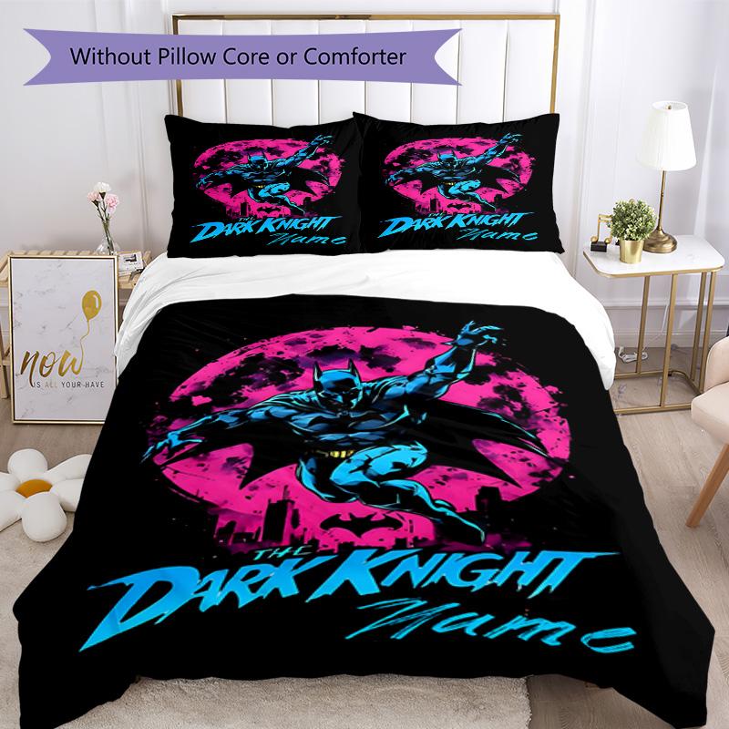 Warner Bros. Films (2) Customize Your Name Bedding Set Breathable Duvet Cover with Pillowcases Home Decoration Birthday Gift