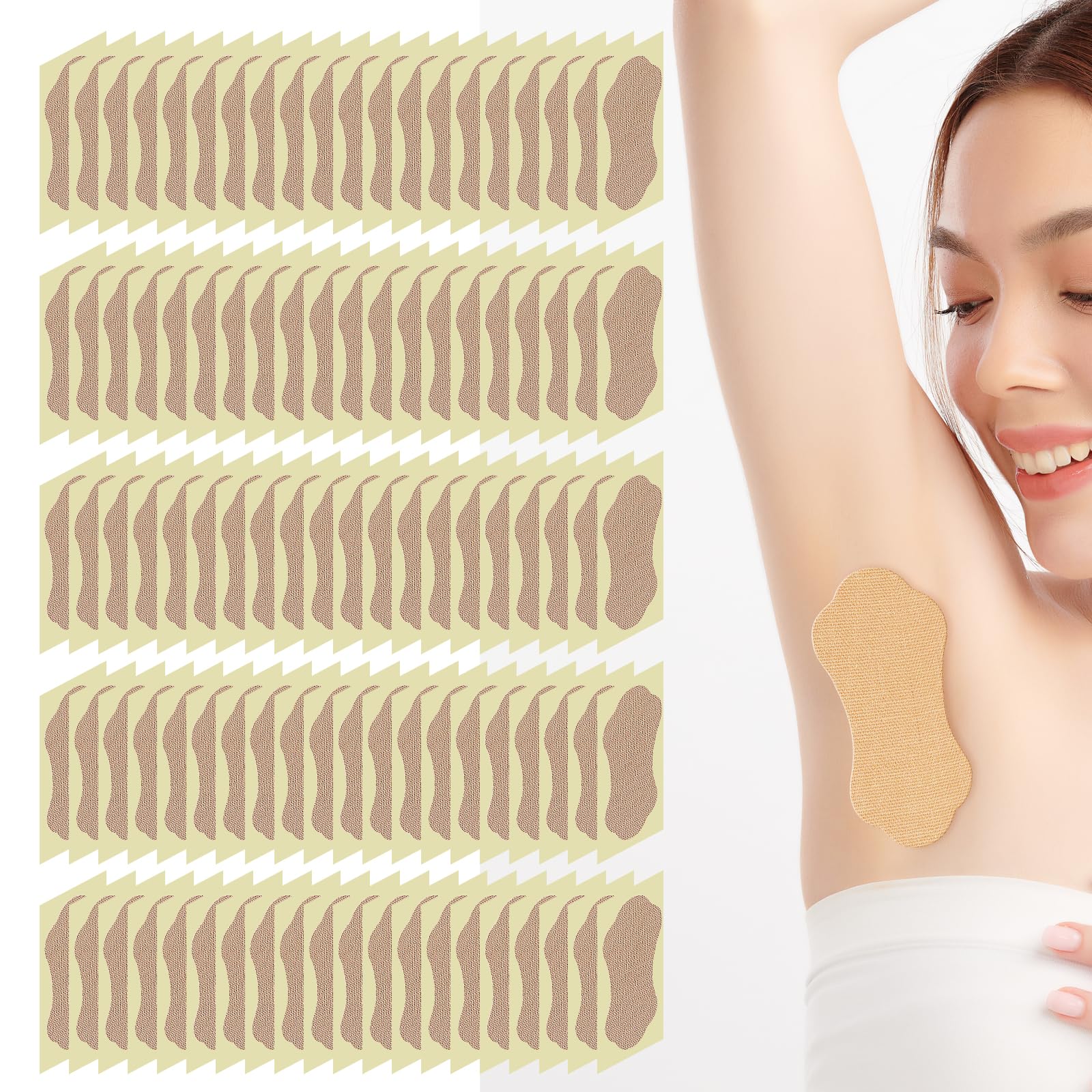 

Ziyue Подмышечный пот 100 для мужчин и большой Предотвращает пот Нежный к коже Прокладки, Листы, Женщины, Антибактериальный, Дезодорирующий, Быстросохнущий, Дискретный,