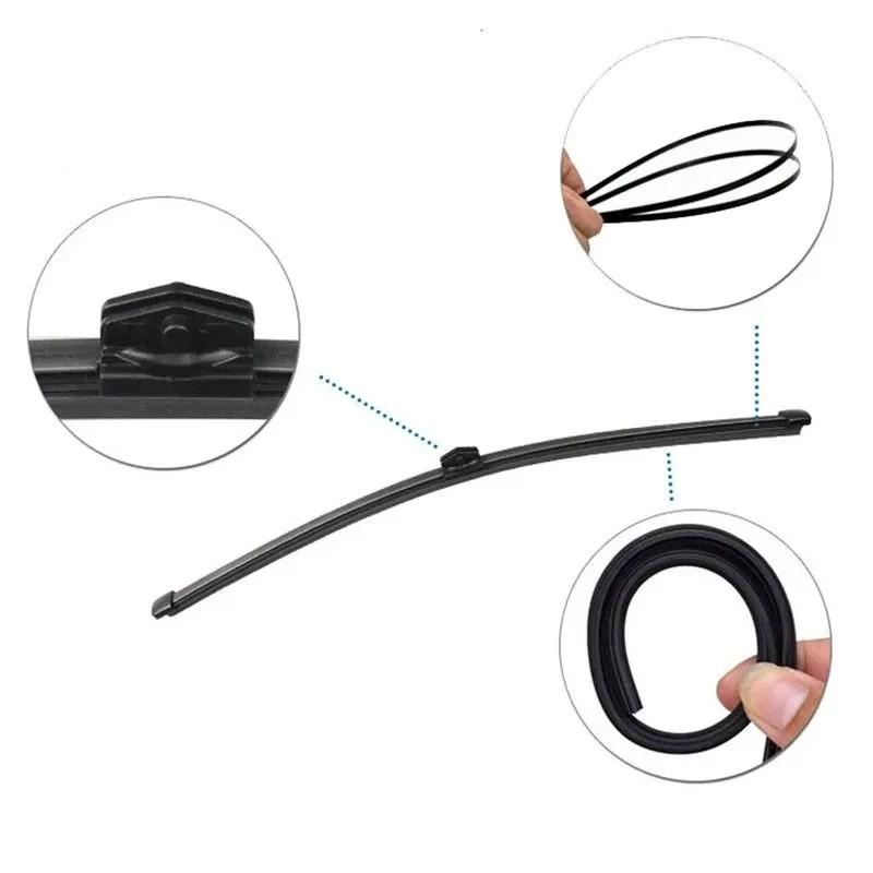 14" Push Lock Rear Wiper Arm & Blade for 2010-2017 Luxury SUV, VW Touareg 7P, Q7 4L, Q5 8R, Bentayga