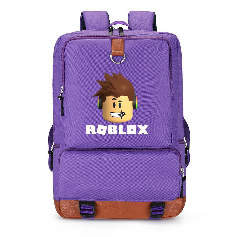 Virtual World Roblox Games Men'S And Women'S Backpacks Backpacks Student School Bags Travel Bags Computer Bags