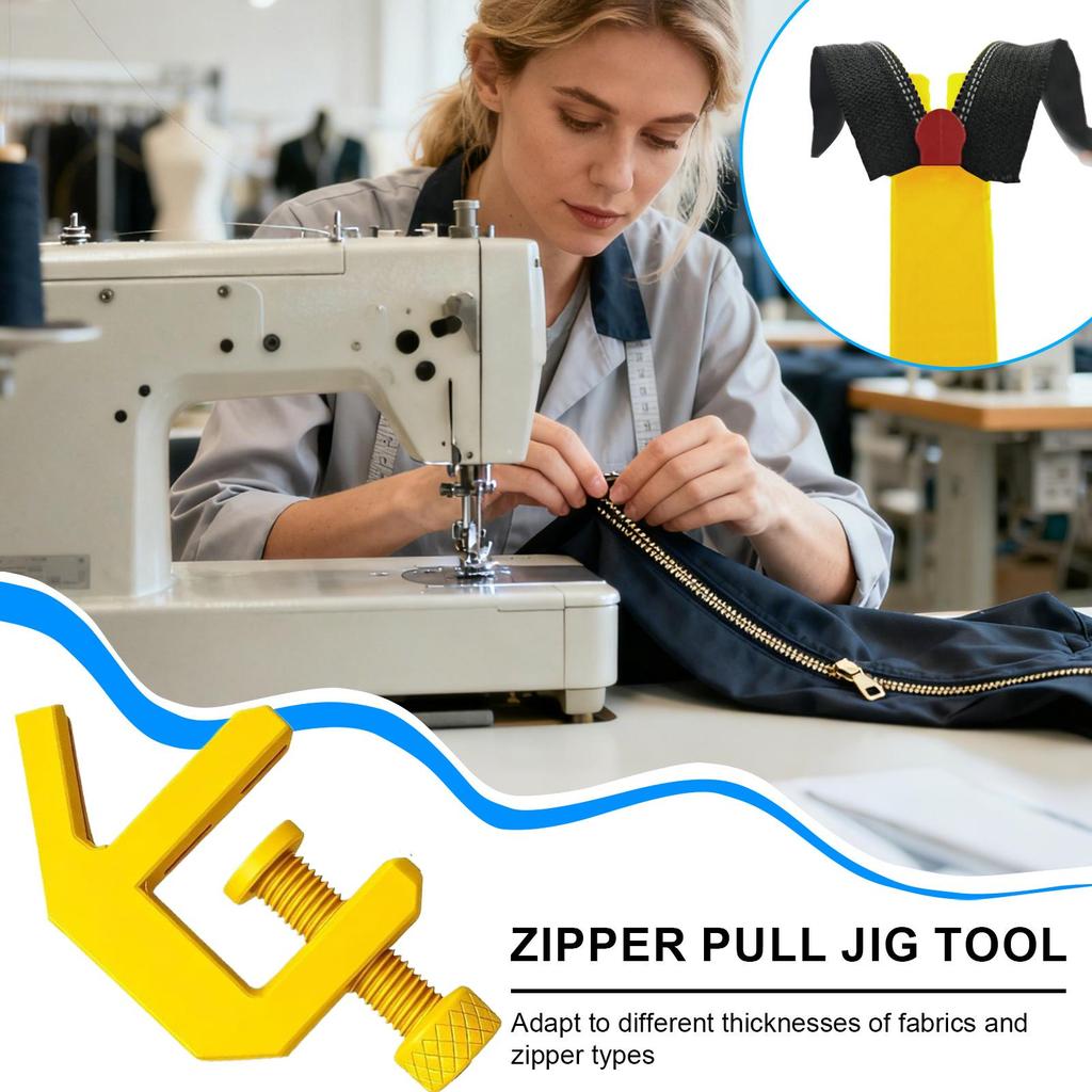 Zipper Pull Jig Tool Handy Manual Fastener Zipper Pull Tool For Crafting Repair Pants Dress Clothes Garment Jackets Bag
