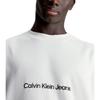CALVIN KLEIN Relaxed Back Logo T Shirt T Shirt Men's White J30J325492-CGA