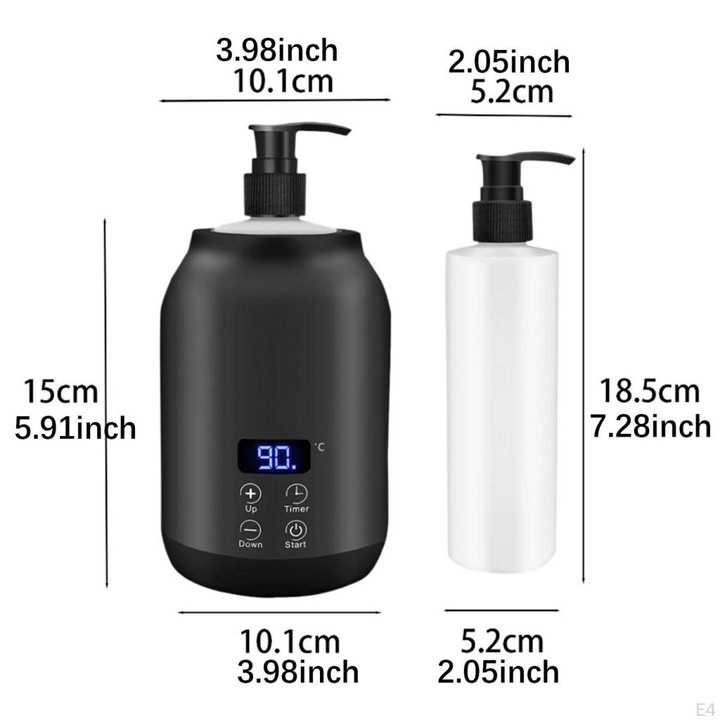 Ölheizung für eine Flasche, Temperaturregelung, LED-Bildschirm, Wärmer, weiß