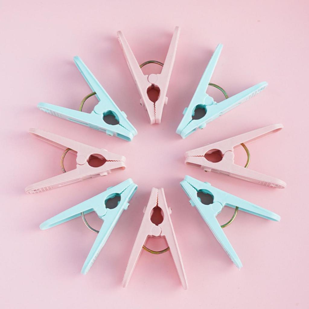 30Pcs Windproof Clothes Laundry Clothespin Slip-resistant Outdoor Use Multipurpose Clips Suitable for Fixing Quilts Pants