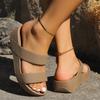 New Summer Style Seaside Non-slip Open Toe Comfortable and Fashionable Style Breathable and Elegant Flip-flops for Women