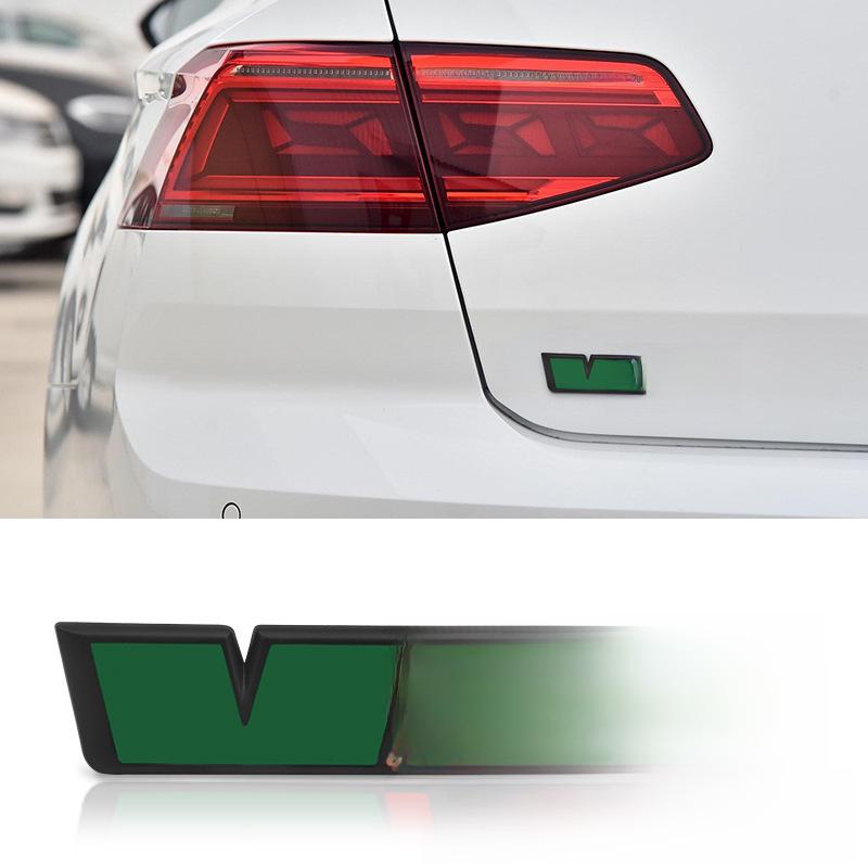 Compatible avec Volkswagen Skoda Octavia/Fabia RS: Logo VRS de calandre/aile/métal arrière et autocollant de carrosserie