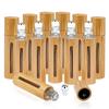 5ml 10ml Bamboo Wood Bottle Perfume Empty Oil Bottle Stainless Roll On Ball Perfume Aromatherapy Bottle Oil Roller Bottle