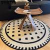 Round Carpet Bedroom Bedside Carpet Home Makeup Chair Study Swivel Chair Hanging Basket Computer Chair Floor Mat