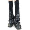 Fashion Luxury Designer Punk Style Women Pumps Chunky High Heel Platform Metal Decoration Casual Leather Single Shoes Retro Spice Girl