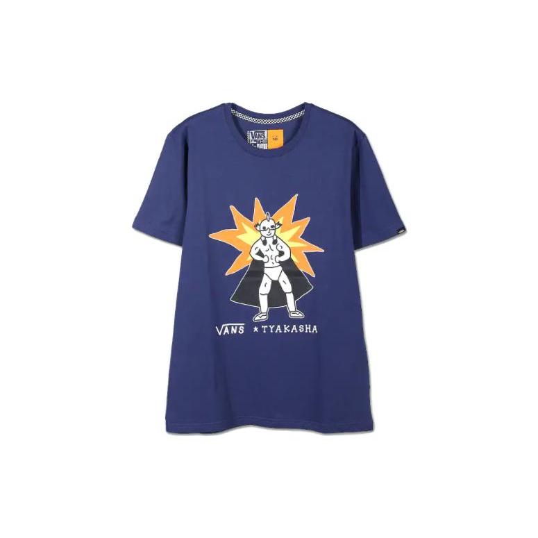 

New Vans Tyakasha Top T Shirts Men s Blue VN0A2TQB84A L