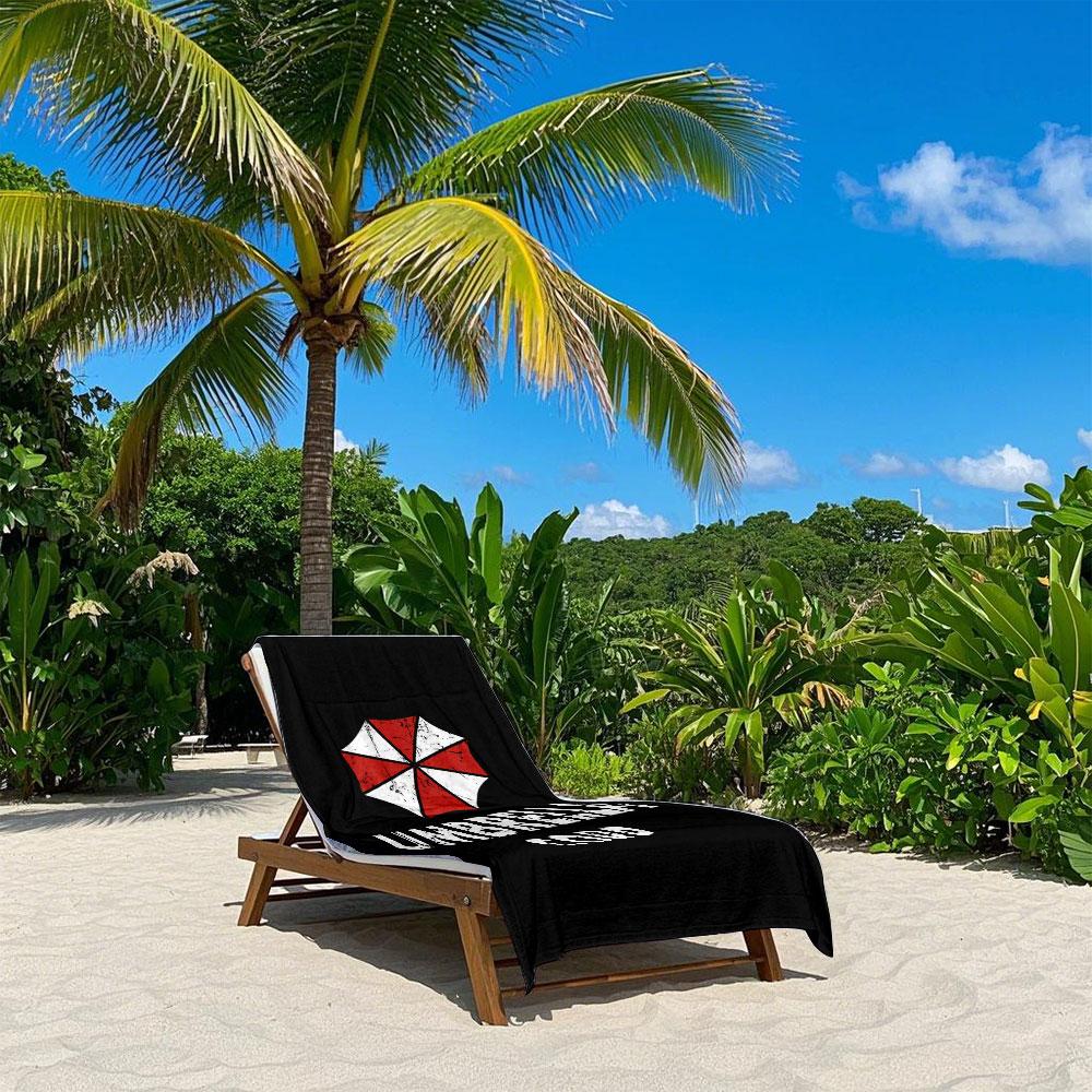Game E-Evil Umbrella Beach Towel Quick Drying Travel Towel Unisex Soft Comfortable Quick Dry Portable for Men Women Beach