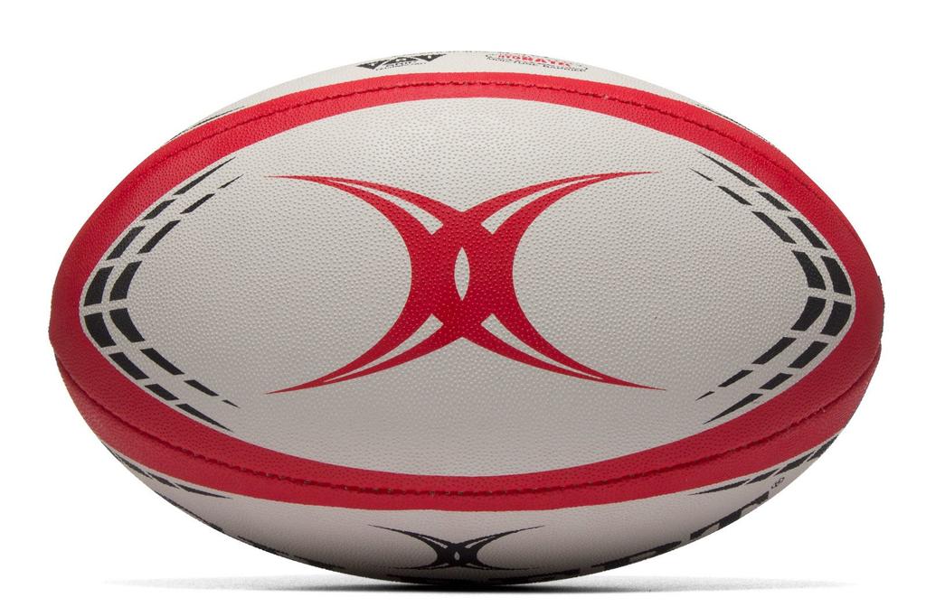 Gilbert TRAINER Rugby Ball Practice Size 4 Red G-TR4000 [Used]