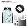 3D Print P-Pochaccoes Backpacks for Boys Girls Dog Cartoon School College Travel Bags Women Men Bookbag Fits 15 Inch Laptop