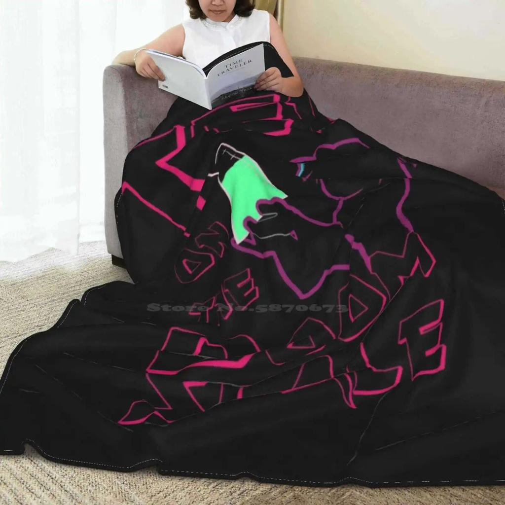 Varian-Ten On The Doom Scale Super Warm Soft Blankets Throw On Sofa/Bed/Travel Varian Rta Rts Neon Aesthetic Tumblr Cartoon