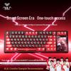 AULA L99 84-Key Triple-Mode Mechanical Keyboard with Smart Screen