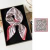Spring/Summer wholesale square scarves, vintage American chain scarves, European and American imitation silk satin scarves, decorated women's