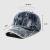 Ripped Denim Baseball Cap Unisex Sun Hat Vintage Cap