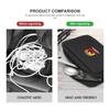 Car Data Cable Charger Portable Hard Disk Organizer Storage Bag For Abarth Freemont Strada 500x Grande Punto Ducato Stilo Palio
