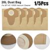 1/5Pcs Dust Collection Wet And Dry Vac Bags 20L Vacuum Cleaner Spare Parts Dust Bag  For BT-VC 1250S