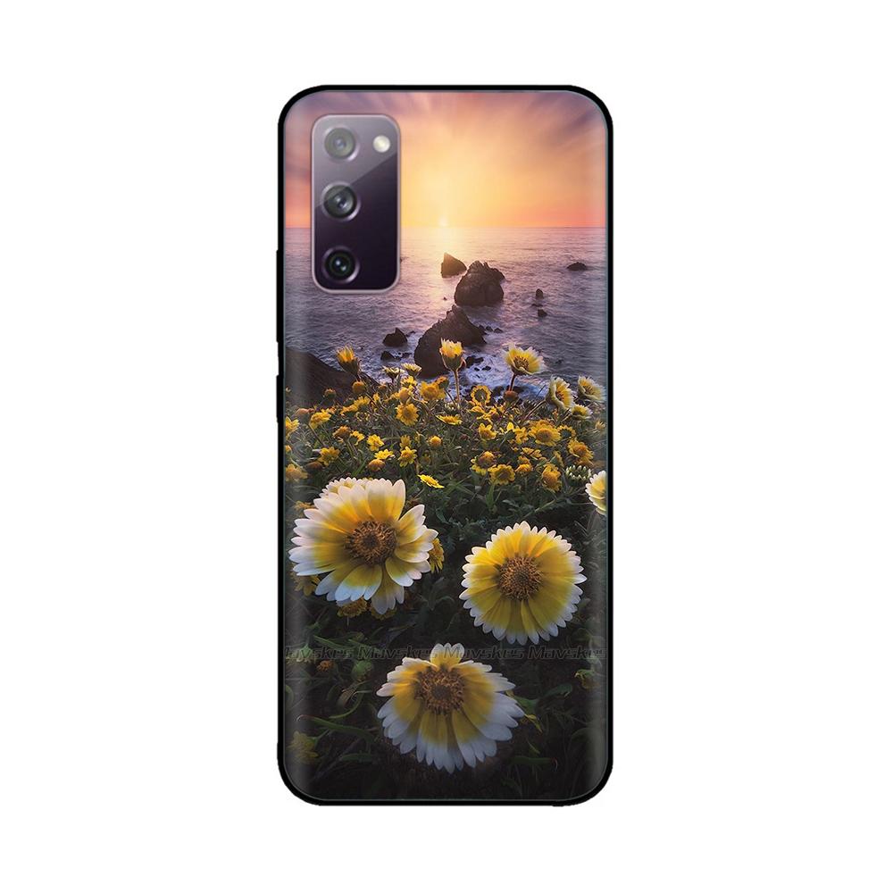 For Samsung Galaxy S20 FE Phone Case Cute Panda Funda Back Cover For Samsung S20 Ultra S20+ Liquid Silicone Protective Bumper