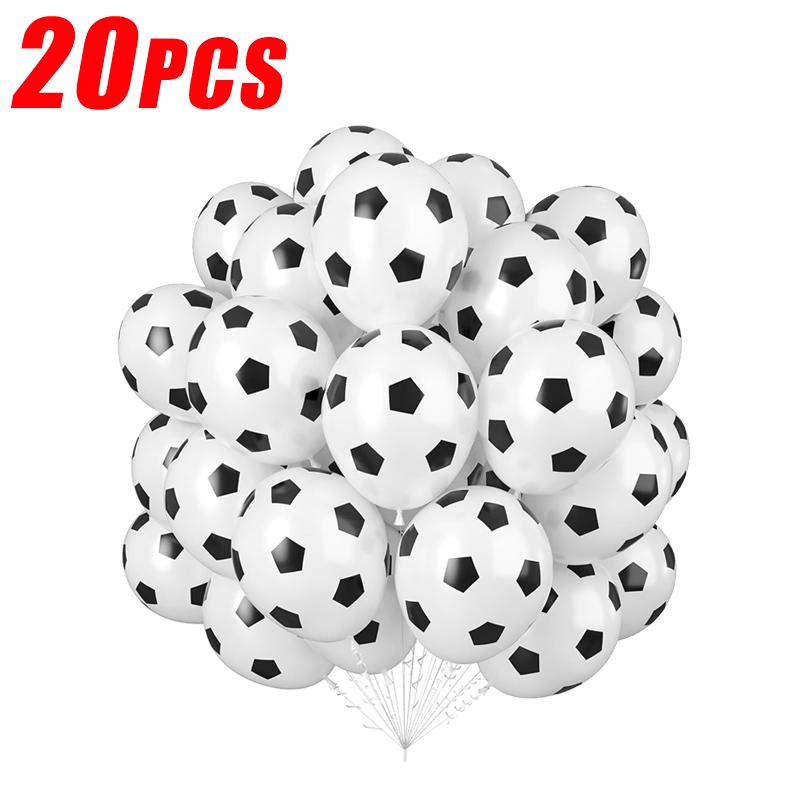 

12-дюймовые футбольные шары, спортивная тематика, латексные гелиевые шары, футбольные подарки для детей, игрушки, украшения для вечеринок по случаю дня рождения, надувные шары 12 inches