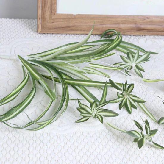 1ks Umělá rostlina Chlorophytum Květinové aranžmá Dekorace na zeď