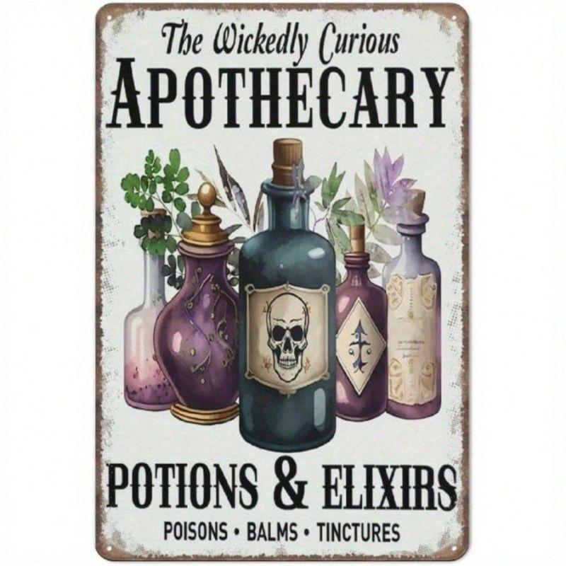 Vintage Metalen Blik Wandposter Bord 20x30cm