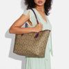 Coach Borsa Tote da Donna City 33 Classica con Stampa Monogramma Chiusura a Bottone automatico Khaki 5696-IMUSA