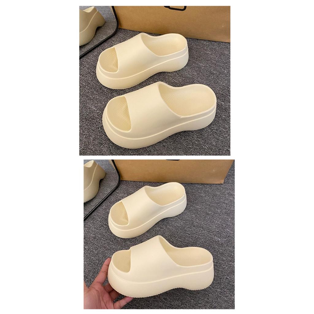 Ladies' Fashion EVA Thick Bottom Slippers and Sandals - Thick Bottom Summer Beach  Strap Indoor and Outdoor Comfortable Slippers Summer Sandals