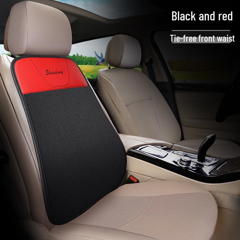 Vier Jahreszeiten Universal Auto- & Bürostuhl Sitzkissen Set – Bequeme Baumwolle & Leinen Dual-Use, Ohne Rückenlehne, 3-teilig