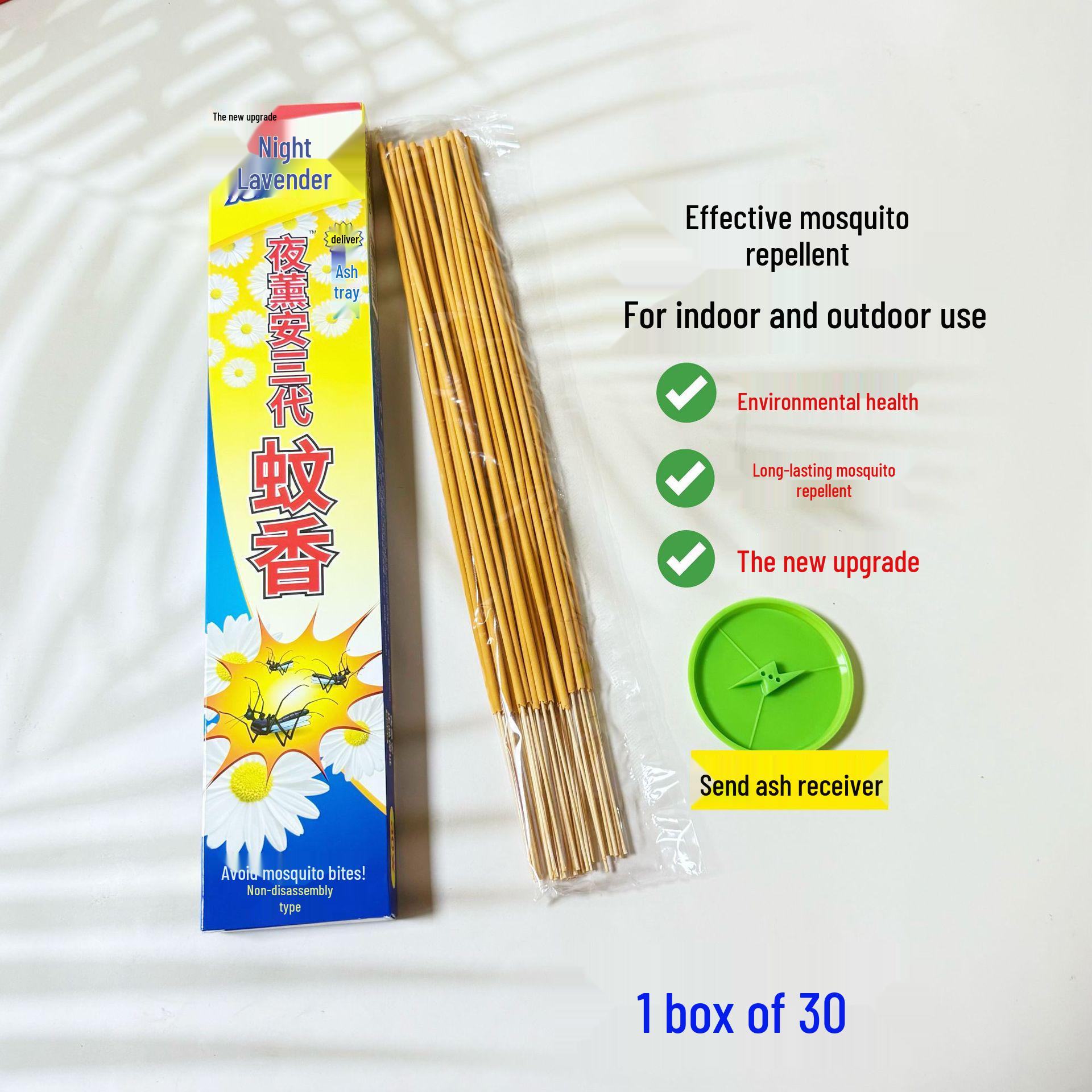 Sandalwood Mugwort Mosquito Repellent Coil - Indoor/Outdoor Night Incense for Household Use